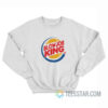 Blowjob King Parody Of Burger King Sweatshirt