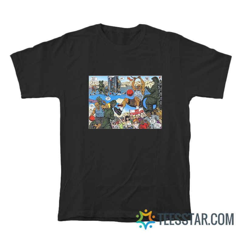 Godzilla Vs Charles Barkley T-Shirt