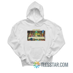 Last Donut Simpsons The Last Supper Parody Hoodie