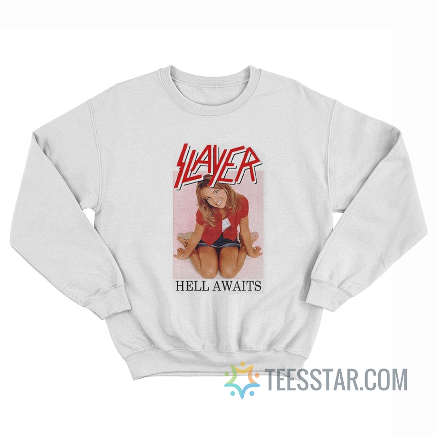 Slayer Hell Awaits Britney Spears Sweatshirt