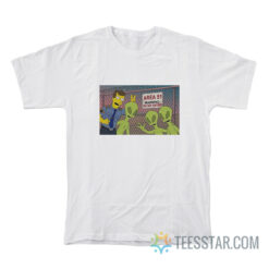 The Simpsons Area 51 Warning Do Not Enter T-Shirt