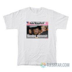 Bimbo Summit Britney Lindsay Paris New York Post T-Shirt