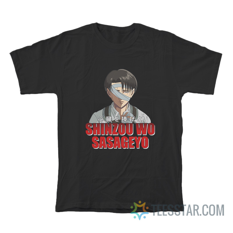 Shinzou Wo Sasageyo Levi T-Shirt