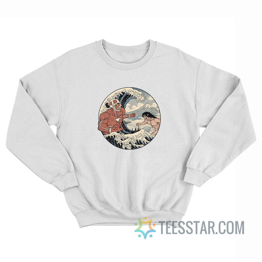 The Great Titans Kanagawa Wave Sweatshirt
