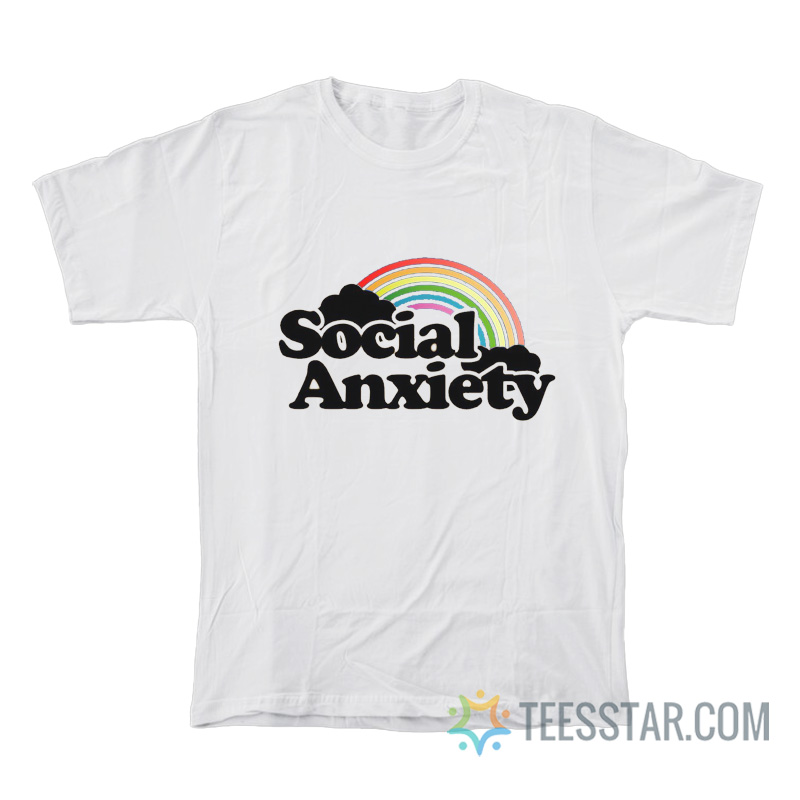 Social Anxiety Rainbow T-Shirt
