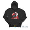 The Simpsons Godzilla Homer Red Moon Hoodie
