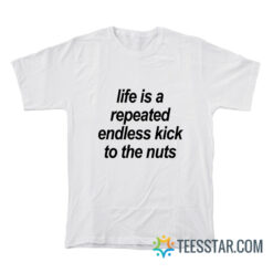 Life Is A Repeated Endless Kick To The Nuts T-Shirt