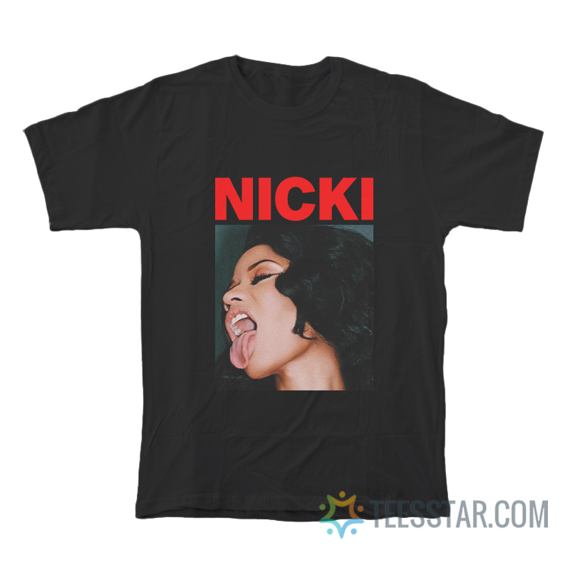 Nicki Minaj Sticking Out Tongue T-Shirt