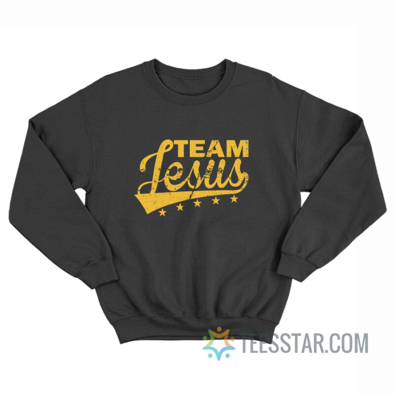 Team Jesus Vintage Christian Sweatshirt