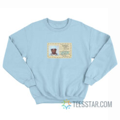 Tyler Call Me if You Get Lost License Sweatshirt