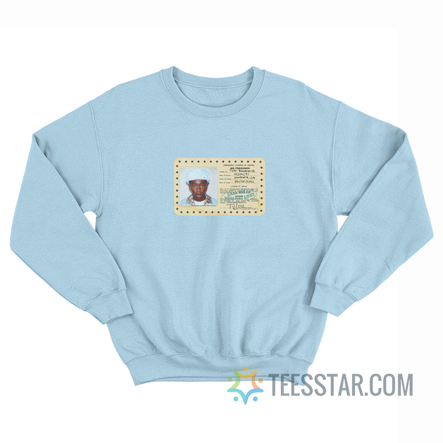 Tyler Call Me if You Get Lost License Sweatshirt
