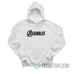 Assholes Avengers Logo Parody Hoodie