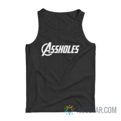 Assholes Avengers Logo Parody Tank Top