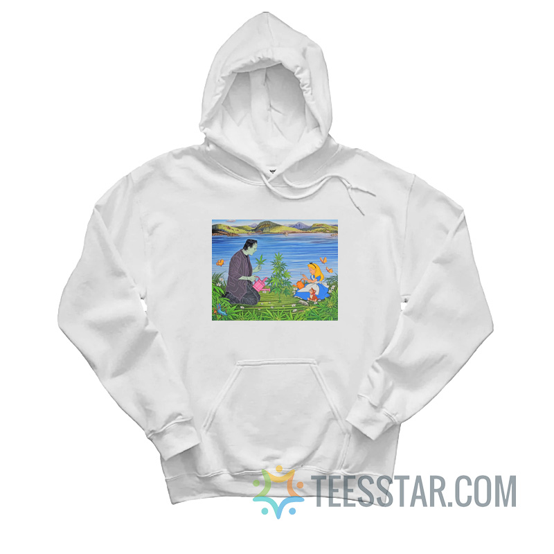 Frankenstein And Alice Marijuana Tree Hoodie