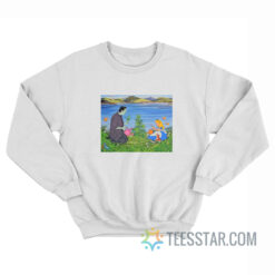 Frankenstein And Alice Marijuana Tree Sweatshirt