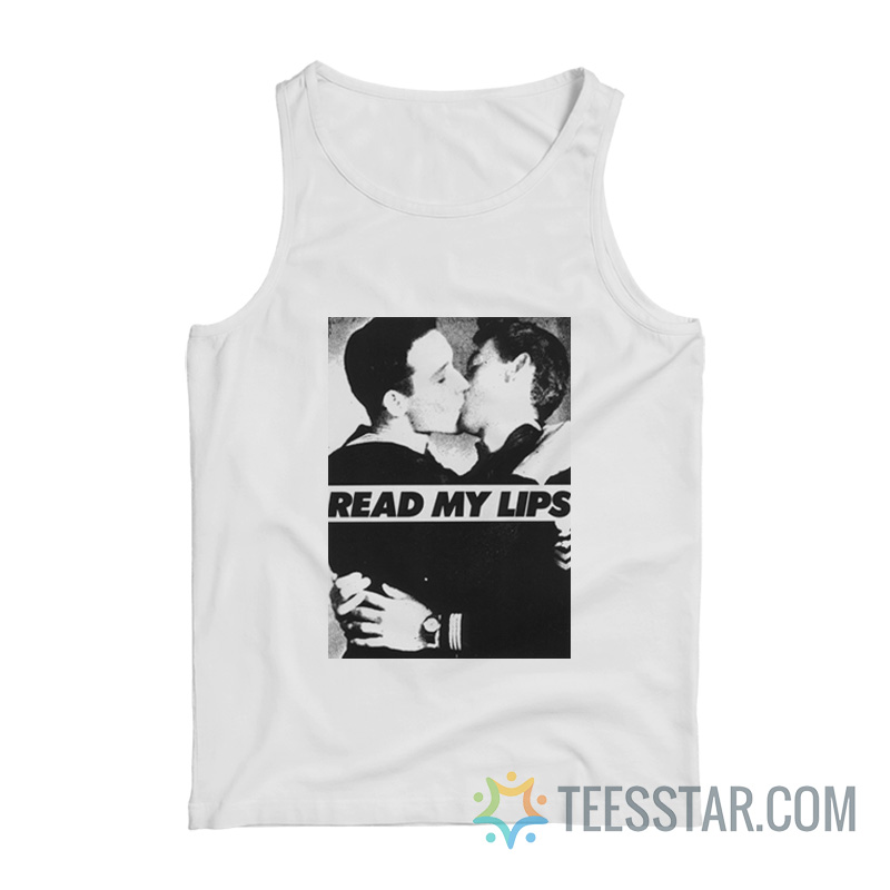 Gran Fury Read My Lips Tank Top