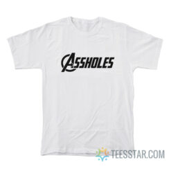 Assholes Avengers Logo Parody T-Shirt