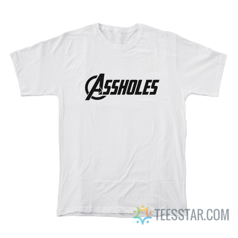 Assholes Avengers Logo Parody T-Shirt