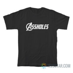 Assholes Avengers Logo Parody T-Shirt