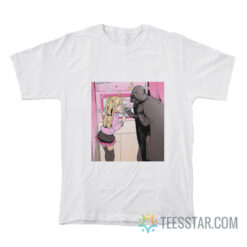 Darth Vader And Cute Girl Anime T-Shirt