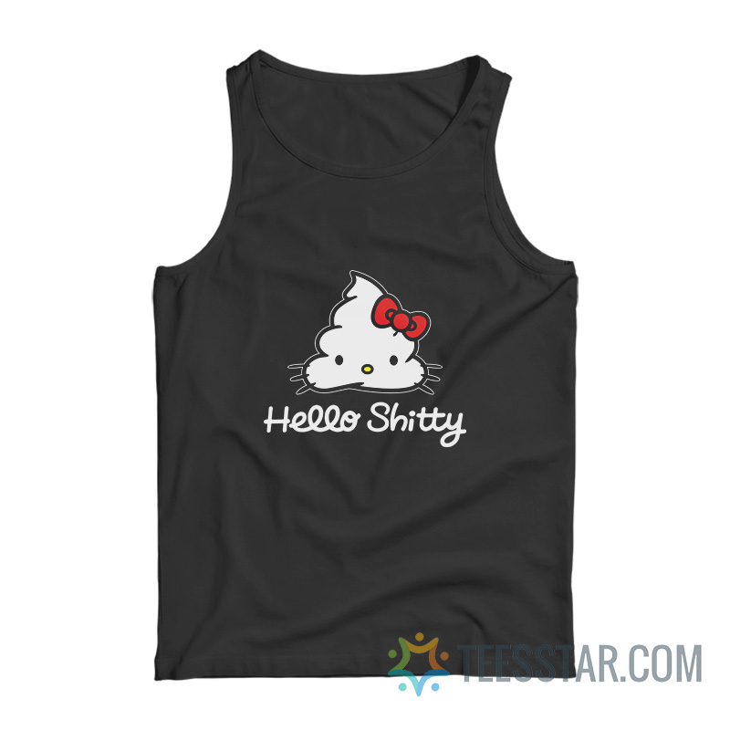 Hello Shitty Hello Kitty Tank Top