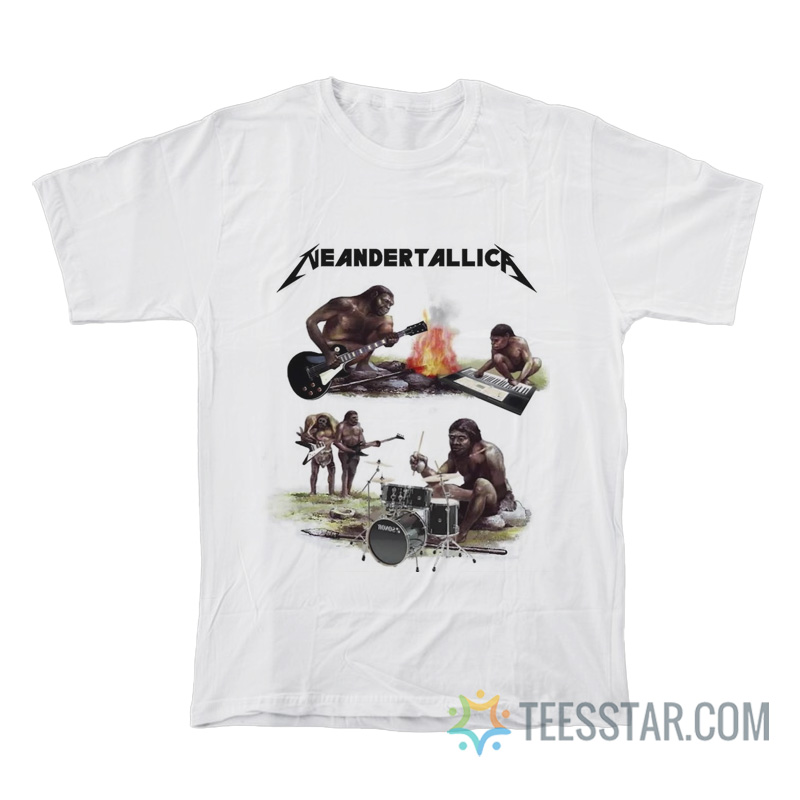 Neandertallica Parody T-Shirt