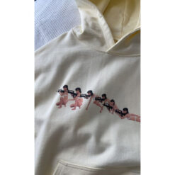 Action Gun Pose Japanese Girl Underwear Hoodie
