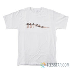 Action Gun Pose Japanese Girl Underwear T-Shirt