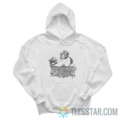 Born To Snooze World Is A Schluff Hoodie
