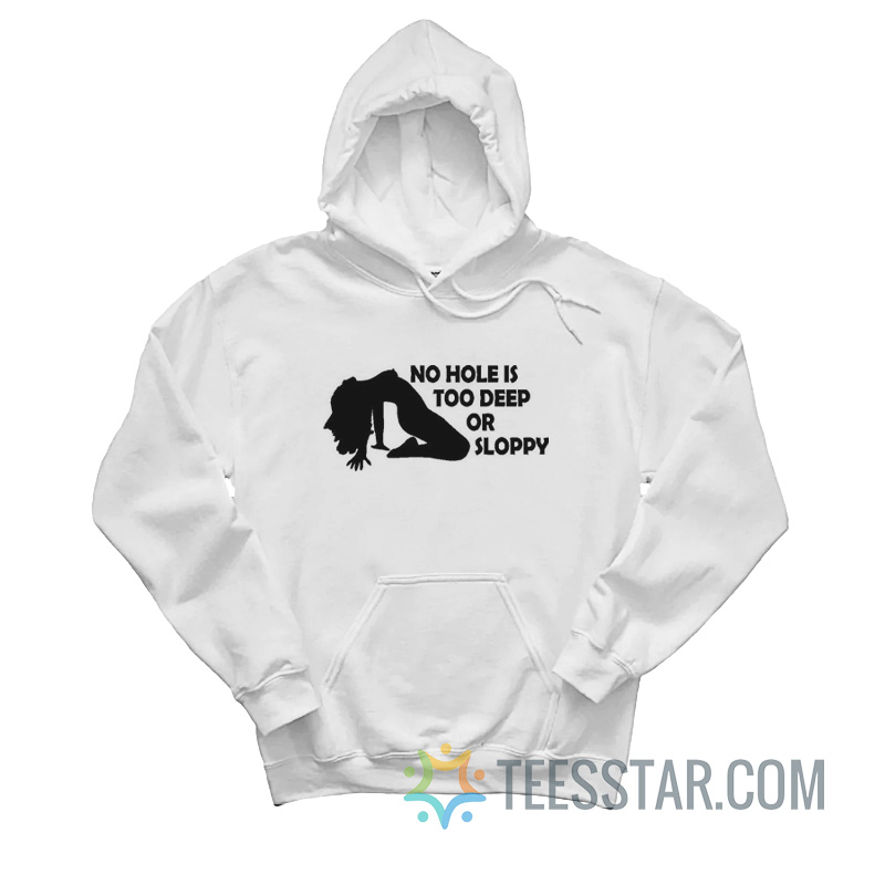 No Hole Too Deep Or Sloppy Hoodie