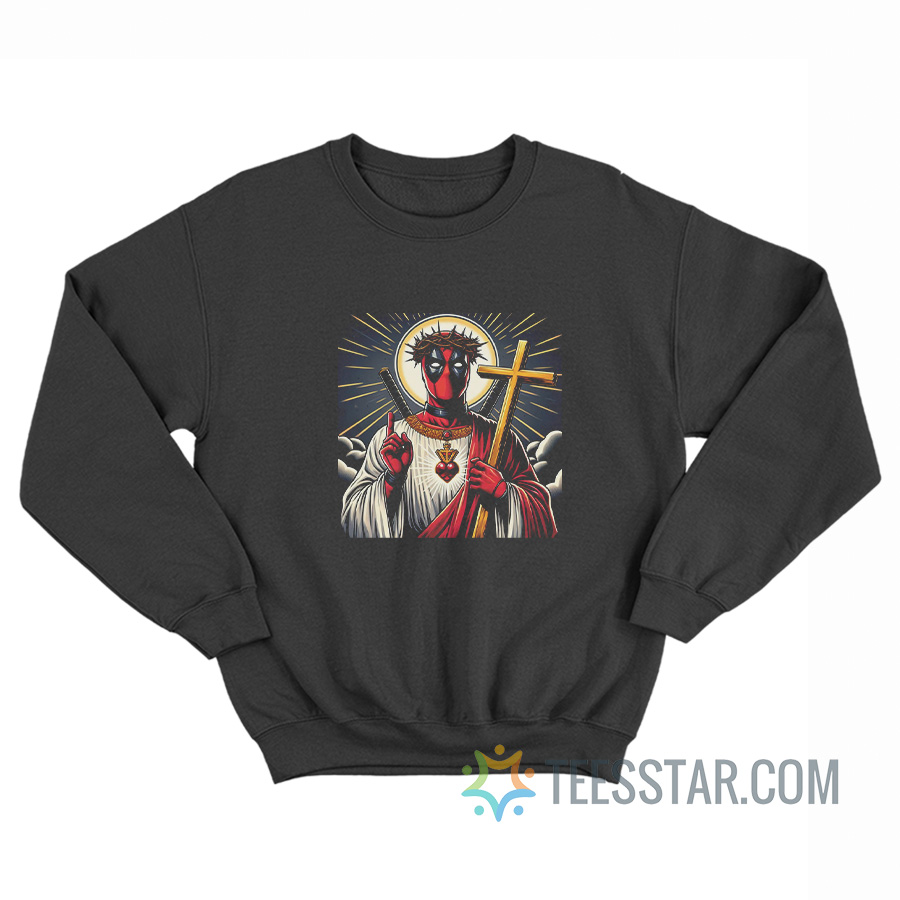 Deadpool I Am Marvel Jesus Sweatshirt