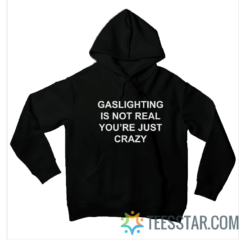 Gaslighting Is Not Real You're Just Crazy Hoodie