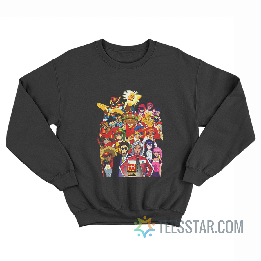 WcDonald's Anime Character Sweatshirt