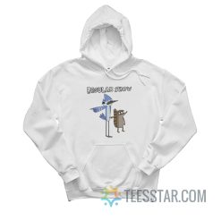 Regular Show Rigby And Mordecai Pointing Hoodie