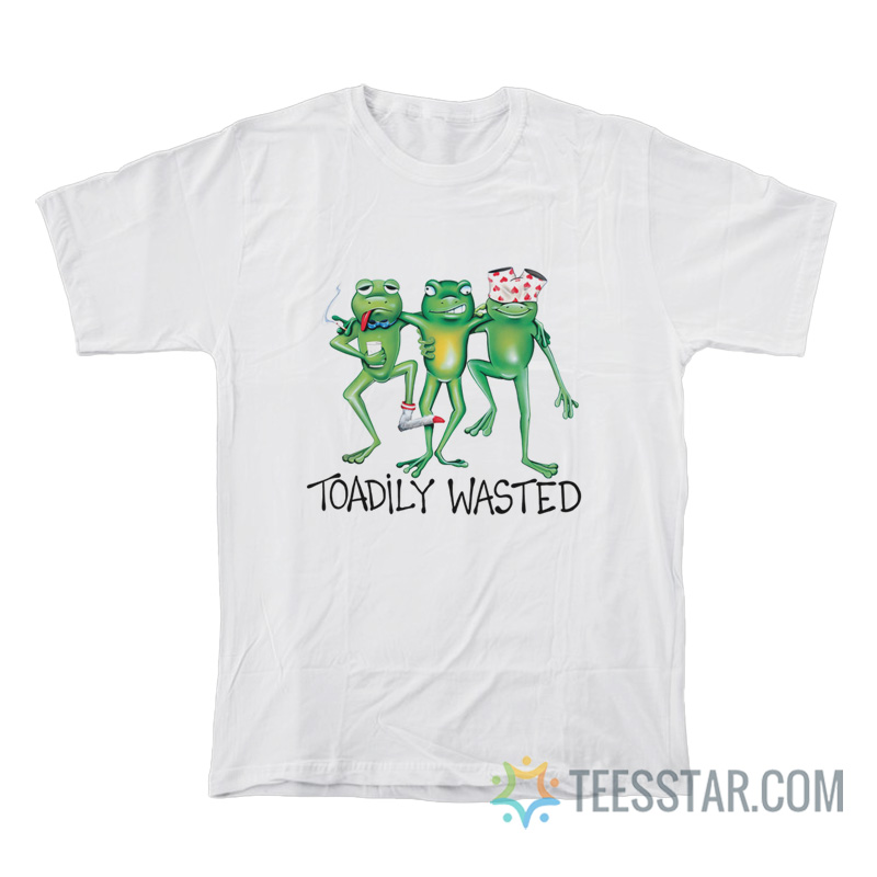 Toadily Wasted Frog T-Shirt