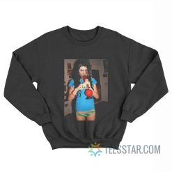 Amy Winehouse Smoking Bong Sweatshirt