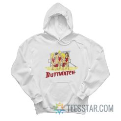 Baywatch Beavis Buttwatch Parody Hoodie