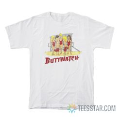 Baywatch Beavis Buttwatch Parody T-Shirt