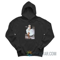 Blowing In The Wind Marilyn Monroe White Dress Hoodie