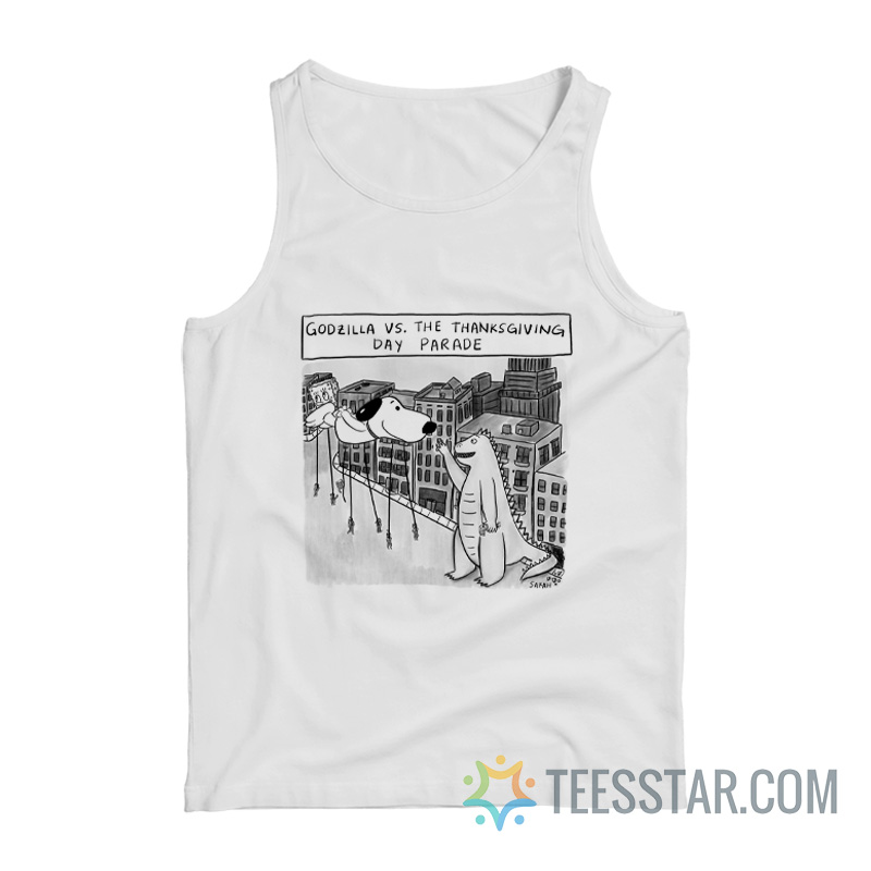 Godzilla Vs The Thanksgiving Day Parade Tank Top