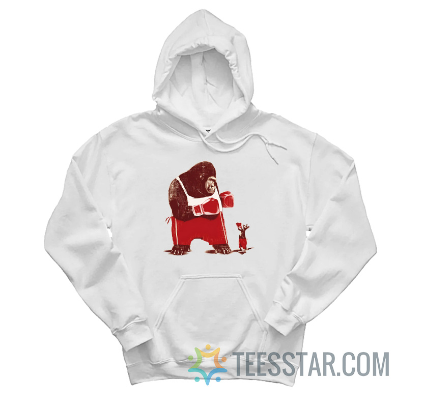Gorilla Boxing Kangaroo Hoodie