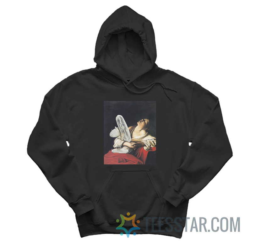 Mary Magdalene In Ecstasy Holding Fan Hoodie