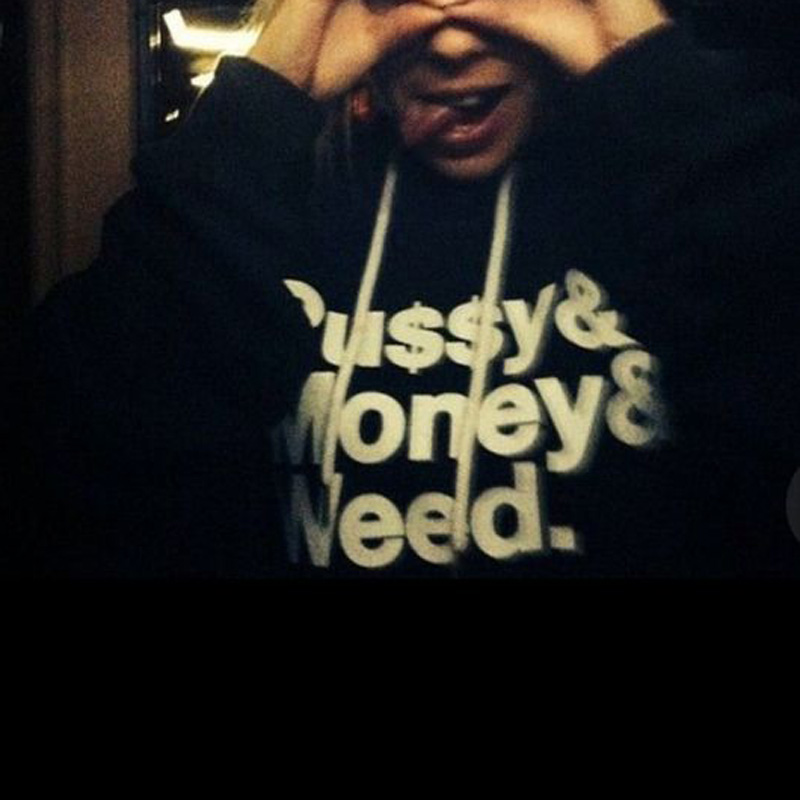 Pussy And Money And Weed Hoodie