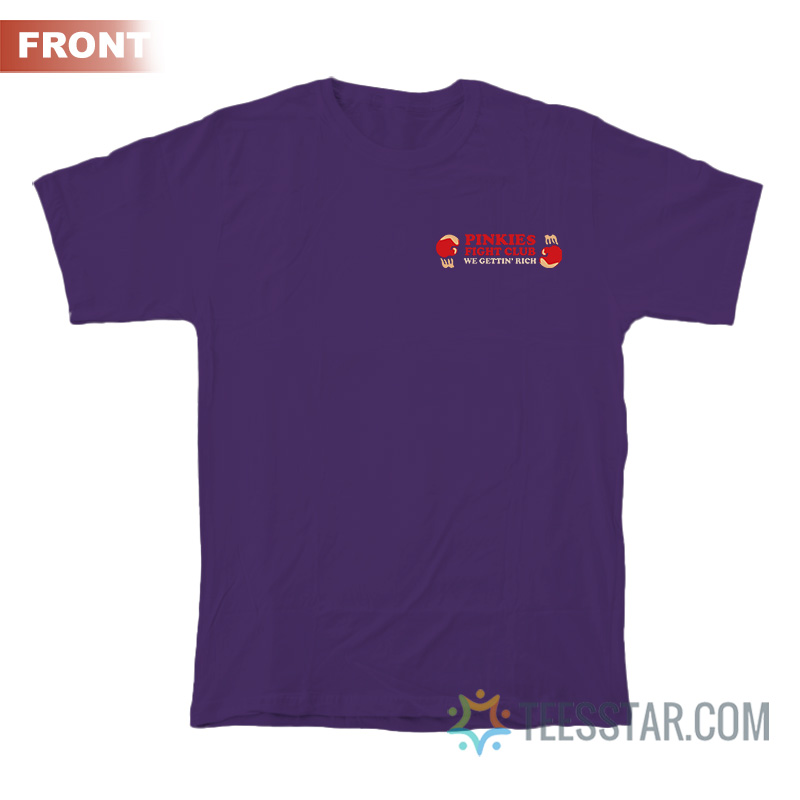JJ Trash Money We Getting Rich Pinkies Fight Club T-Shirt