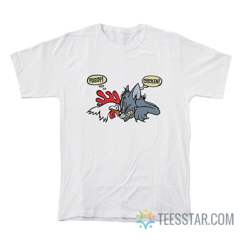 No Fear Pussy Chicken 1993 T-Shirt