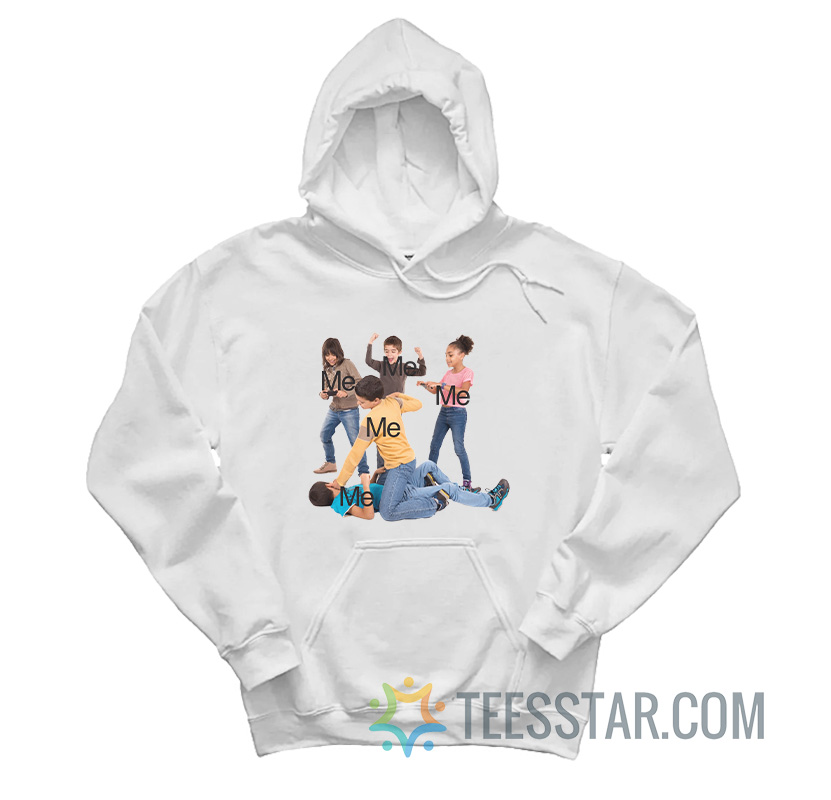 You're Too Hard On Yourself Kids Fighting Meme Hoodie