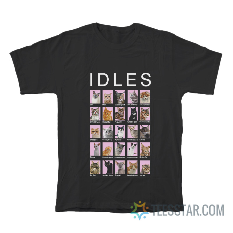 Idles Cat Guide Dog Cat T-Shirt