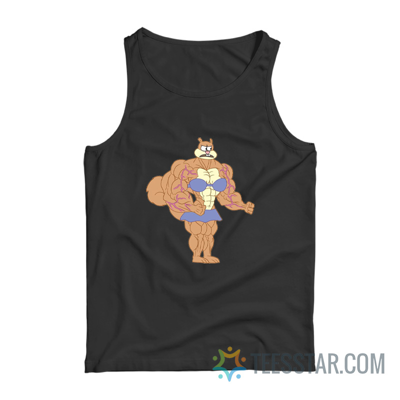 Muscle Sandy Cheeks Tank Top