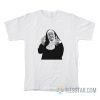 Nun Giving Two Middle Finger T-Shirt