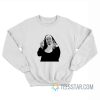 Nun Giving Two Middle Finger Sweatshirt